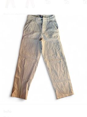 Dickies womens Light Khaki Straight-Leg Canvas pant